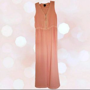 Mossimo Peach Orange Jumpsuit size Large